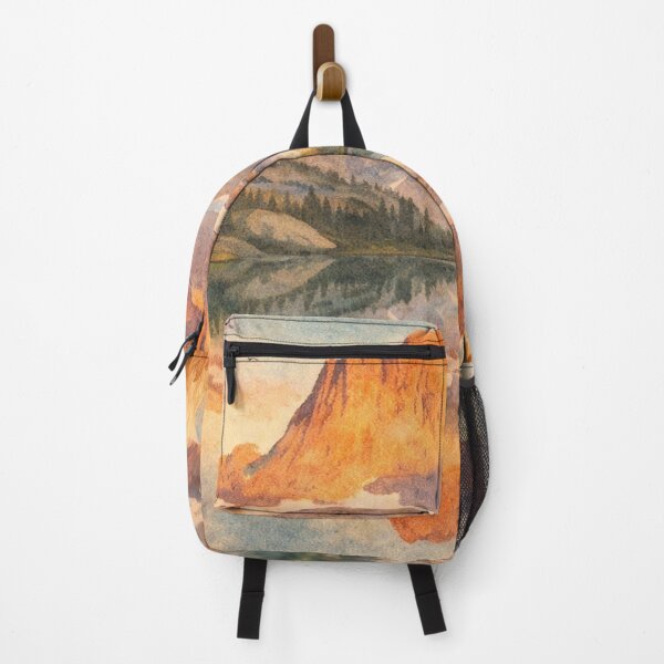 Item preview, Watercolor Mountain Lake designed and sold by devonclemon.