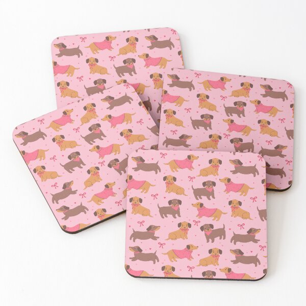 Item preview,  cute dachshunds and bows designed and sold by burbura.