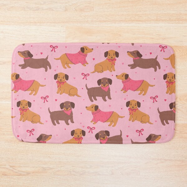 Item preview,  cute dachshunds and bows designed and sold by burbura.