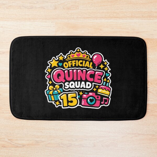 Item preview, Official Quince Squad 15 Birthday Celebration designed and sold by SplashTastic.