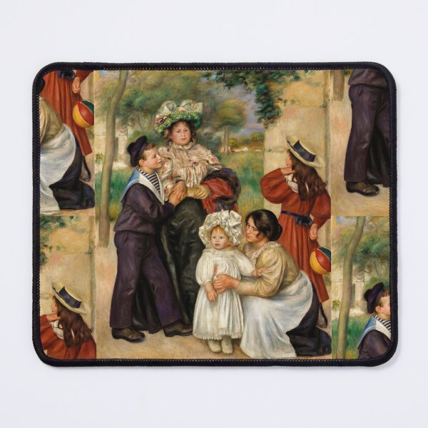 Item preview, The Artists Family by Pierre Auguste Renoir: Impressionist Family Garden Scene designed and sold by artofuniverse.