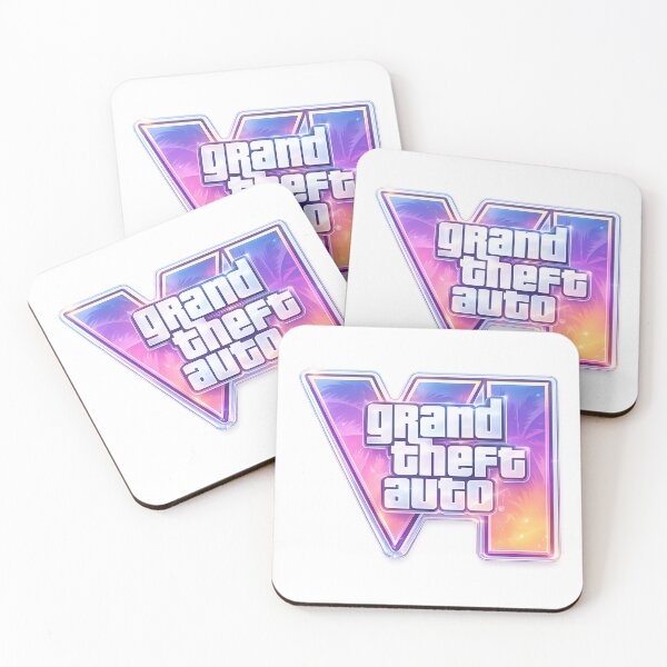 Item preview, Glassy GTA VI Inspired Logo – Futuristic Neon Vice City Aesthetic | Premium Gaming Art Sticker designed and sold by Baki-M.