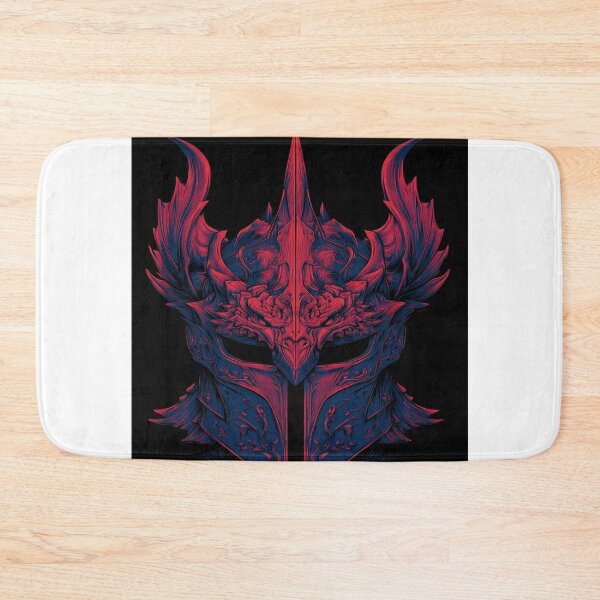 Item preview, Dark Fantasy Warrior Helmet Intricate Art designed and sold by NicolasGlowArt.