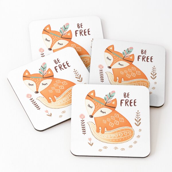 Item preview, Be Free Fox – Cute Woodland Animal Illustration designed and sold by myforestfog.