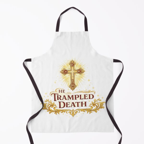 Item preview, He Trampled Death Orthodox Easter Resurrection Design designed and sold by StyleLap.