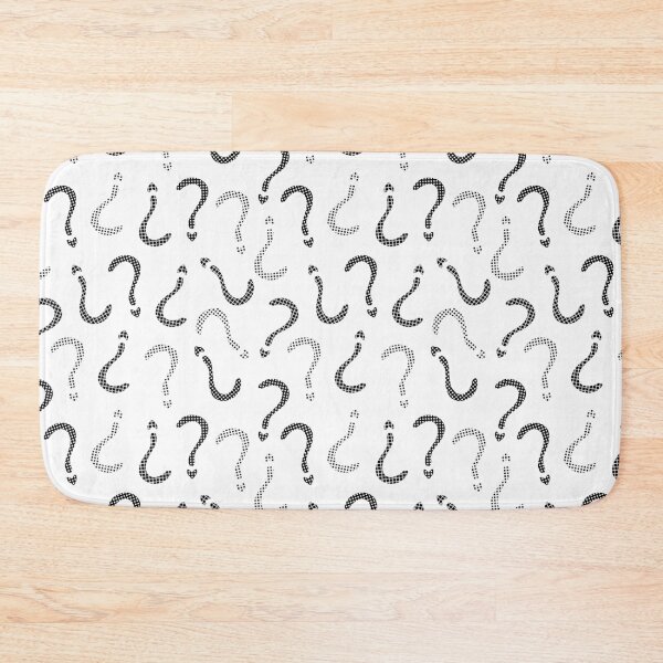 Item preview, Black question mark seamless pattern designed and sold by OM-lova.