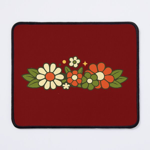 Item preview, Groovy 70s Retro Floral Border - Vintage Flower Power Aesthetic designed and sold by Far Out Goods.