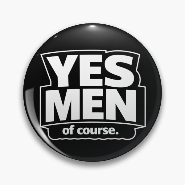 Item preview, YES MEN – of course. | Minimalist Sarcastic Typography Statement T-Shirt designed and sold by Timeless Junction.