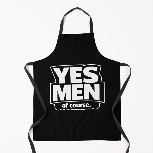 Item preview, YES MEN – of course. | Minimalist Sarcastic Typography Statement T-Shirt designed and sold by Timeless Junction.
