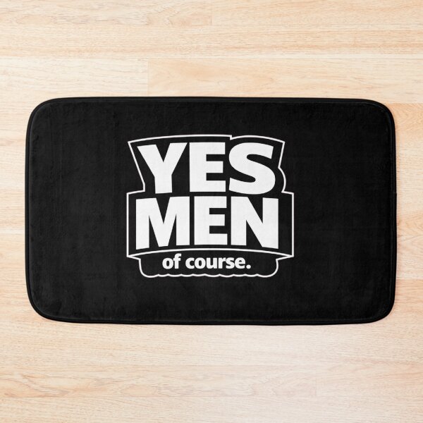 Item preview, YES MEN – of course. | Minimalist Sarcastic Typography Statement T-Shirt designed and sold by Timeless Junction.