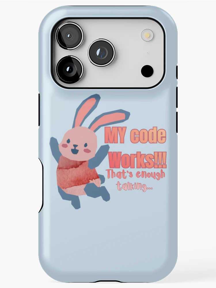 Thumbnail 1 of 4, iPhone Case, My Code Works Sticker Funny Programmer Sticker, Coding Humor Vinyl Sticker, Developer Laptop Sticker, Software Engineer Gift, Debugging Humor Sticker designed and sold by Yesss-Mau.