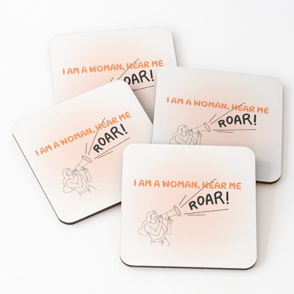 Item preview, Hear Me Roar - Empowered Woman Line Art Illustration designed and sold by NRB design.