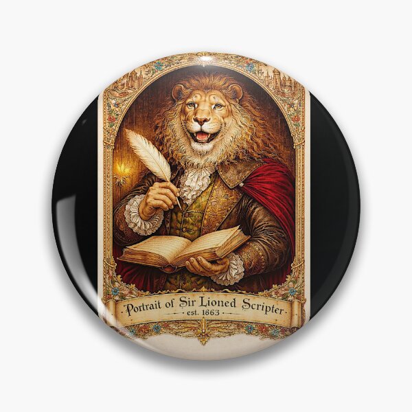 Item preview, Portrait of 'Sir Lioned Scripter' the very articulate designed and sold by NubesDesignCH.