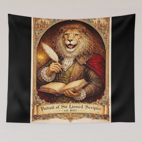 Item preview, Portrait of 'Sir Lioned Scripter' the very articulate designed and sold by NubesDesignCH.
