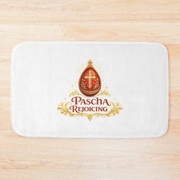 Item preview, Pascha Rejoicing Orthodox Easter Red Egg Design designed and sold by StyleLap.