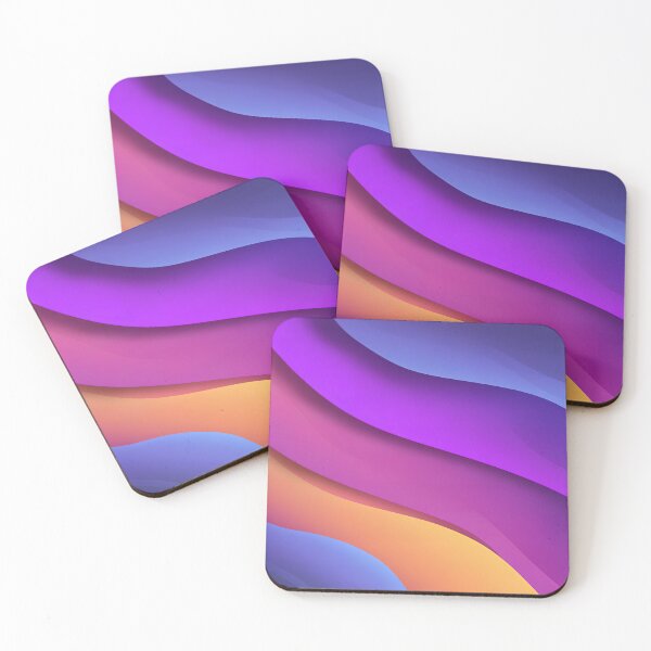 Item preview, Vibrant Flowing Wave Gradient Abstract designed and sold by EK-World.