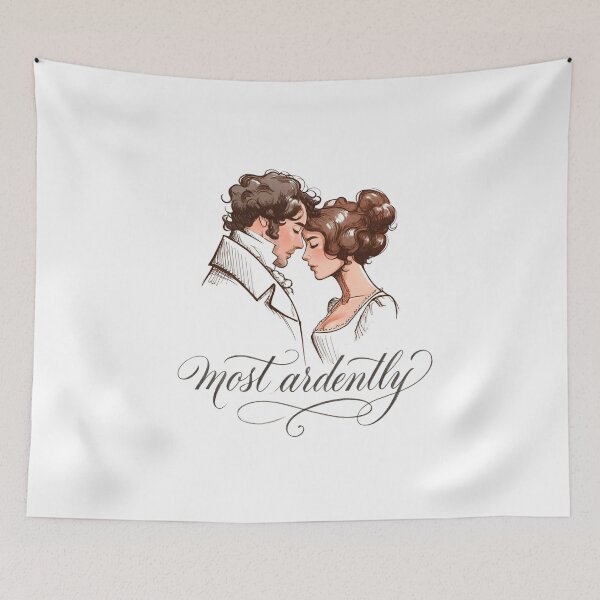 Item preview, Pride and Prejudice Most Ardently Sketch Art Mr Darcy Elizabeth Bennet Shirt designed and sold by Fenay Designs.