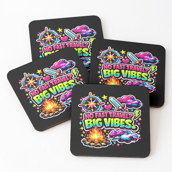 Item preview, No Fast Travel Big Vibes RPG Gaming Humor designed and sold by SplashTastic.