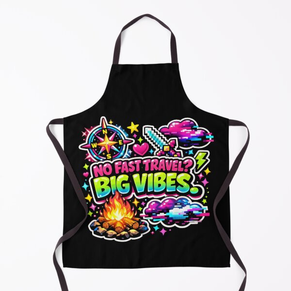 Item preview, No Fast Travel Big Vibes RPG Gaming Humor designed and sold by SplashTastic.