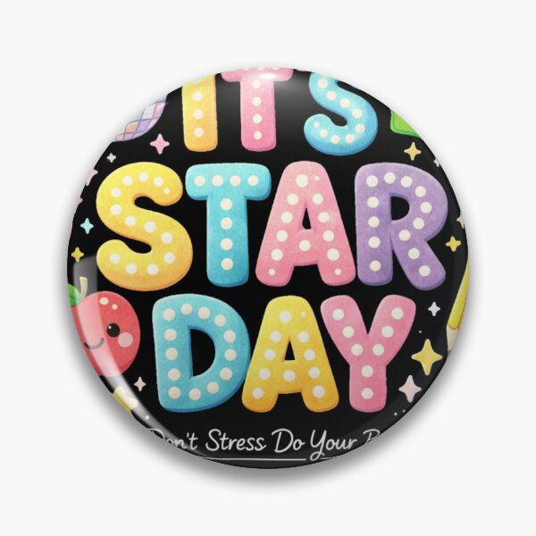 Item preview, It’s Star Day Cute Kawaii Teacher Design Retro Pastel School Test Day Motivation designed and sold by Trendymindvibes.