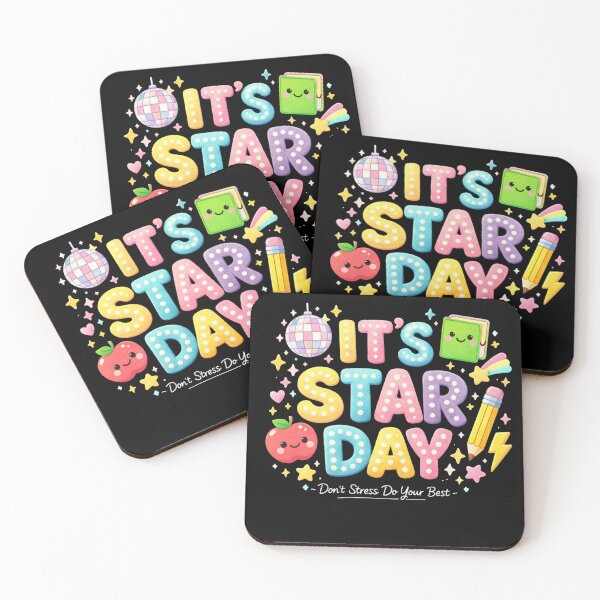 Item preview, It’s Star Day Cute Kawaii Teacher Design Retro Pastel School Test Day Motivation designed and sold by Trendymindvibes.