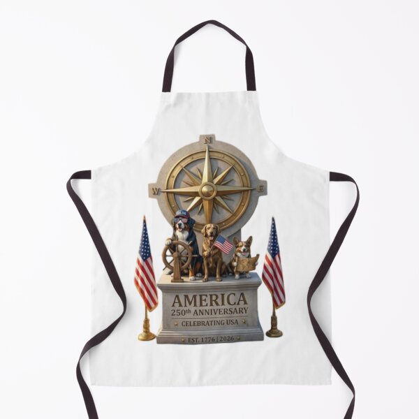 Item preview, Golden Retriever Bernese and Corgi USA 250th Anniversary Monument designed and sold by BSL-STORE.