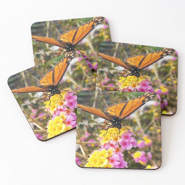 Item preview, Monarch butterfly on lantana designed and sold by birgitsfotoshop.