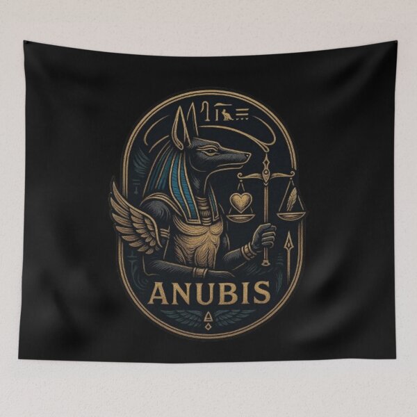 Item preview, Anubis – Ancient Egyptian God of Mummification, Embalming & Protector of the Dead designed and sold by Typologystudios.