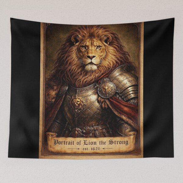 Item preview, Portrait of 'Lion the Strong' the very strong designed and sold by NubesDesignCH.