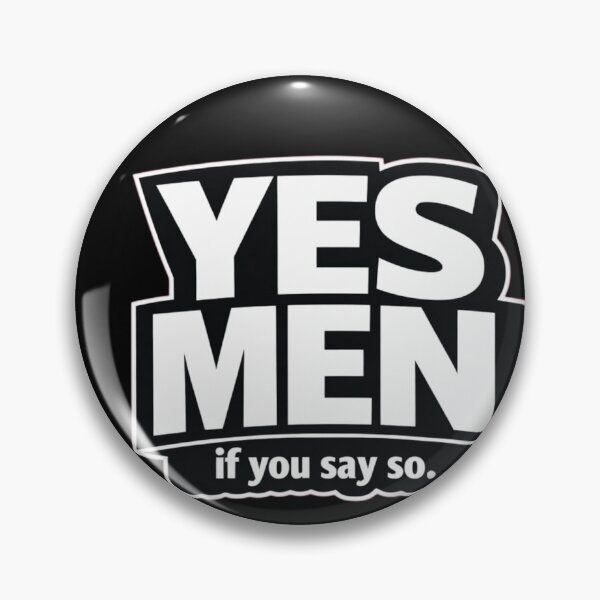 Item preview, YES MEN – if you say so. | Funny Sarcastic Office Humor Typography T-Shirt designed and sold by Timeless Junction.