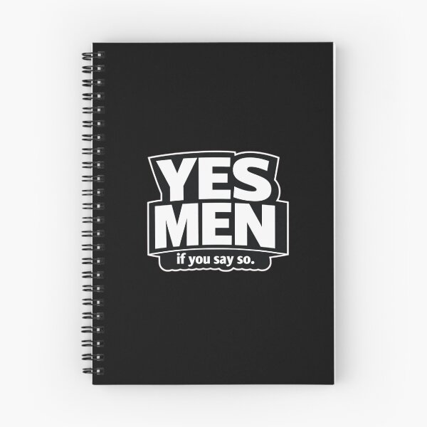 Item preview, YES MEN – if you say so. | Funny Sarcastic Office Humor Typography T-Shirt designed and sold by Timeless Junction.