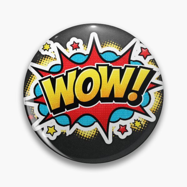 Item preview, WOW Comic Pop Art Explosion Sticker | Retro Comic Speech Bubble | Bold Vintage Cartoon Aesthetic  designed and sold by ZenGrowth4.