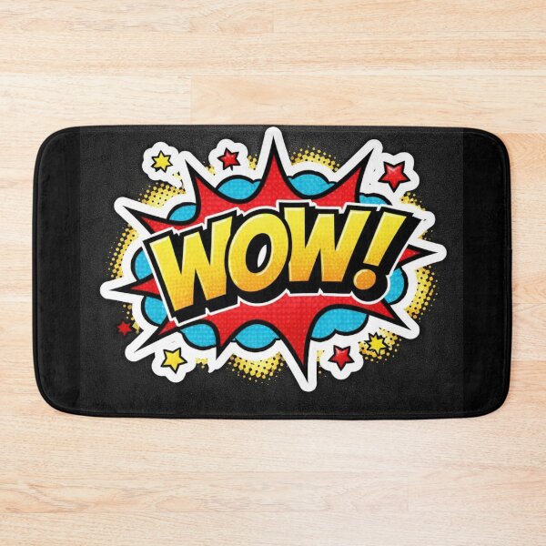 Item preview, WOW Comic Pop Art Explosion Sticker | Retro Comic Speech Bubble | Bold Vintage Cartoon Aesthetic  designed and sold by ZenGrowth4.