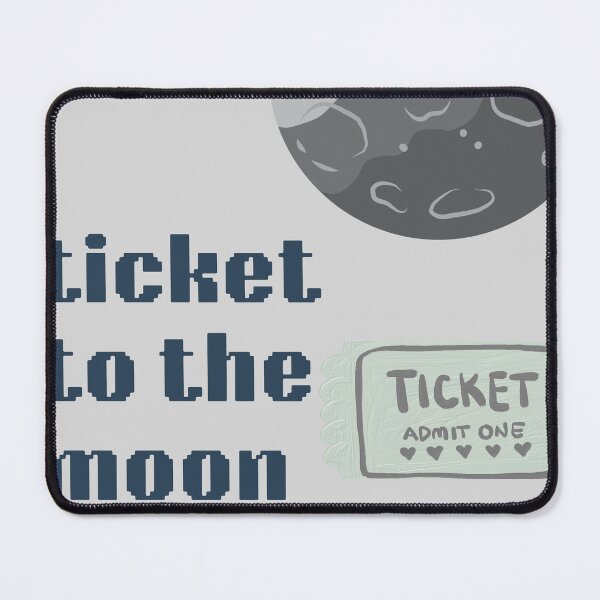 Item preview, ticket to the moon designed and sold by xuecrafts.