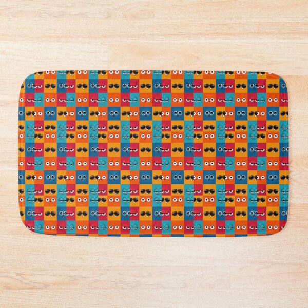 Item preview, Colorful Emoji Grid: A 3D Pop-Art Pattern of Expressions designed and sold by GrimNest.