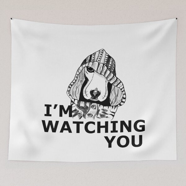 Item preview, I’m watching you designed and sold by Maryart8.