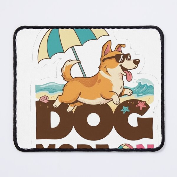 Item preview, Dog mode on. dog with glasses Sticker designed and sold by myshop uk.