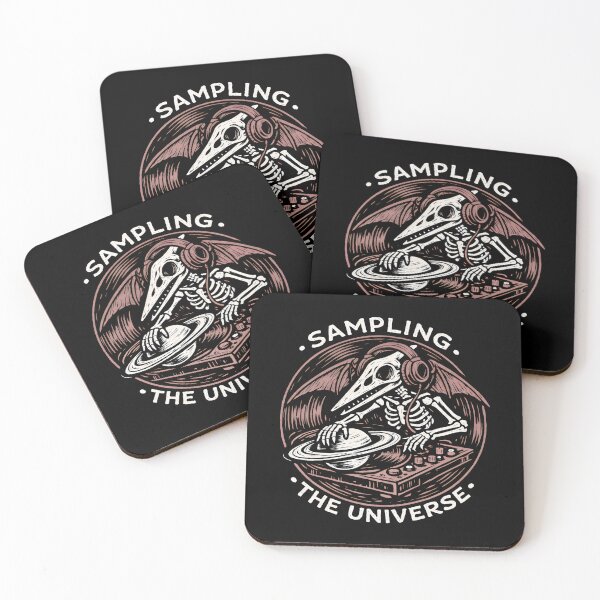 Item preview, Sampling The Universe Skeleton Bird DJ designed and sold by SplashTastic.