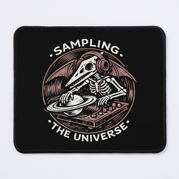 Item preview, Sampling The Universe Skeleton Bird DJ designed and sold by SplashTastic.