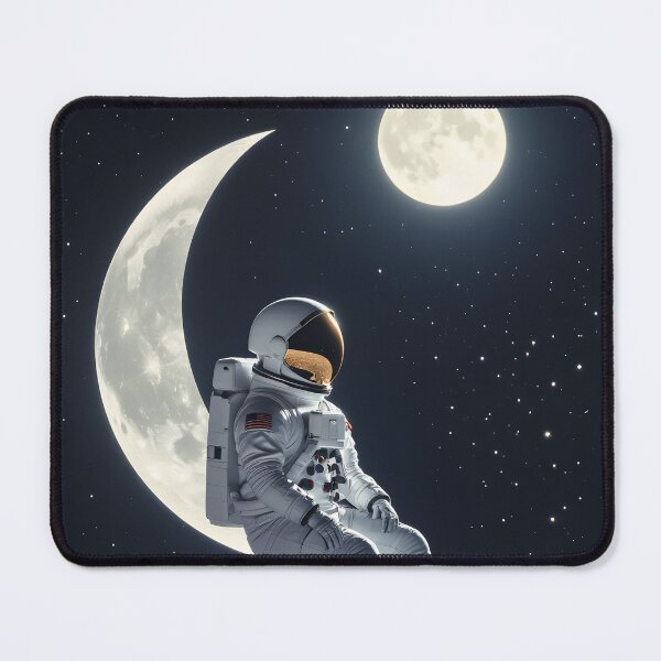 Item preview, Peace in Orbit | Moon Astronaut designed and sold by SoulGraphixx.