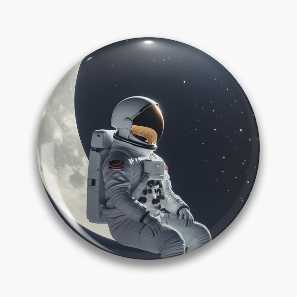 Item preview, Peace in Orbit | Moon Astronaut designed and sold by SoulGraphixx.