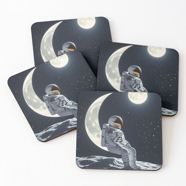 Item preview, Peace in Orbit | Moon Astronaut designed and sold by SoulGraphixx.