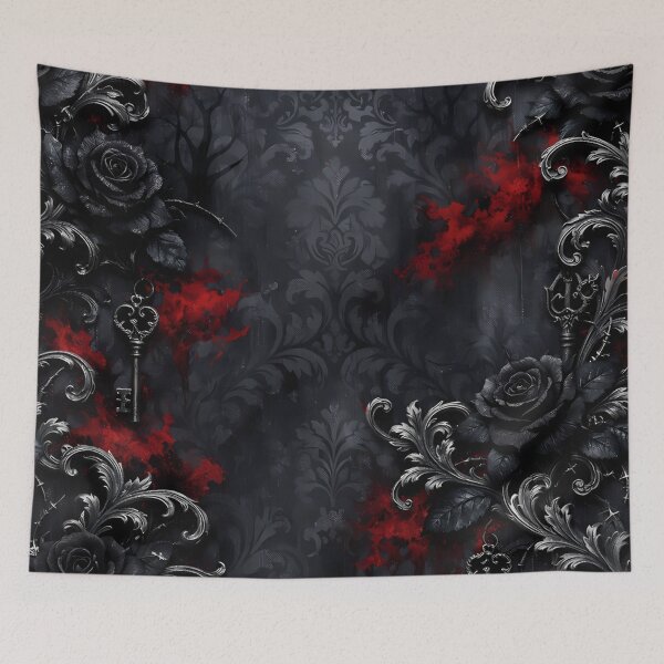 Item preview, Gothic Elegance .Black Roses and Baroque Ornaments designed and sold by aminz4.