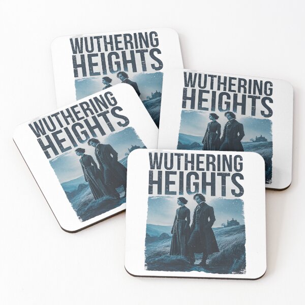 Aperçu de l'œuvre Wuthering Heights Cinematic Heathcliff et Catherine Affiche Chemise créée et vendue par Fenay Designs.