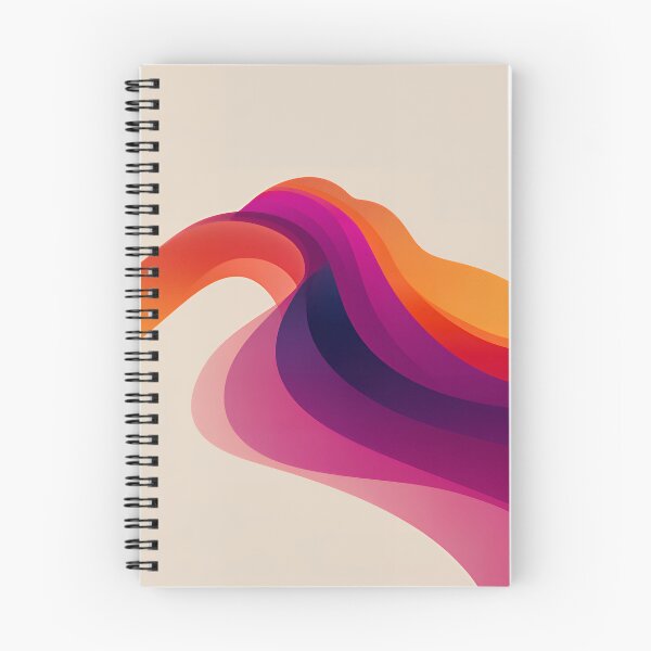 Item preview, Elegant Warm Gradient Wave Abstract designed and sold by EK-World.