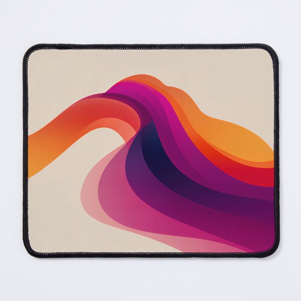 Item preview, Elegant Warm Gradient Wave Abstract designed and sold by EK-World.