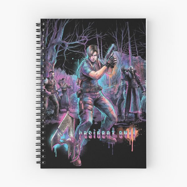Item preview, Resident Evil 4 Leon s Kennedy Zombie Retro Box Art Fan Illustration designed and sold by Senpaiwaves.
