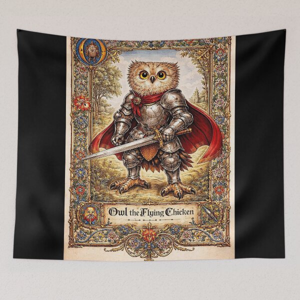 Item preview, Portrait of 'Owl the Flying Chicken', the very courageous designed and sold by NubesDesignCH.