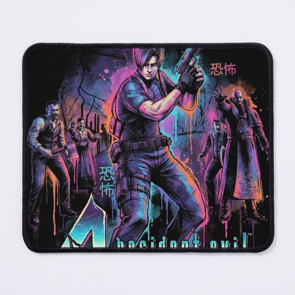 Item preview, Resident Evil 4 Cover Art Japanese Kanji Leon s Kennedy designed and sold by Senpaiwaves.