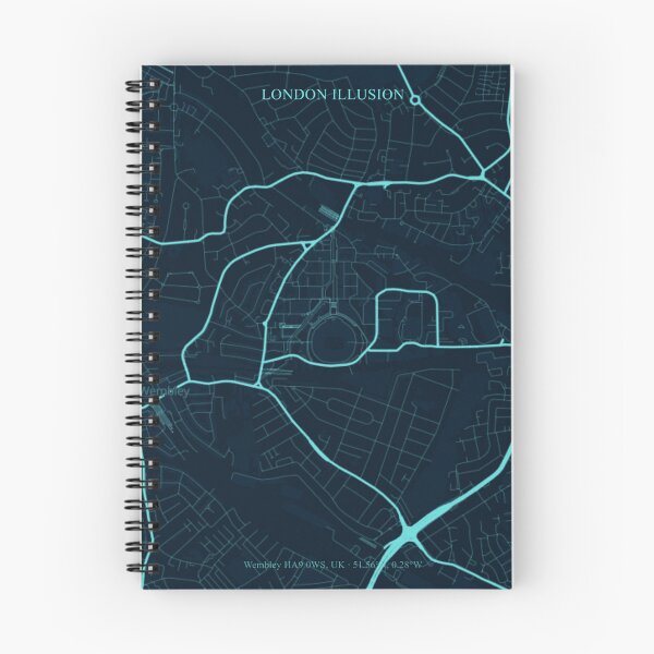 Item preview, Wembley Stadium Concert London Street Map designed and sold by UrbanCoordinate.